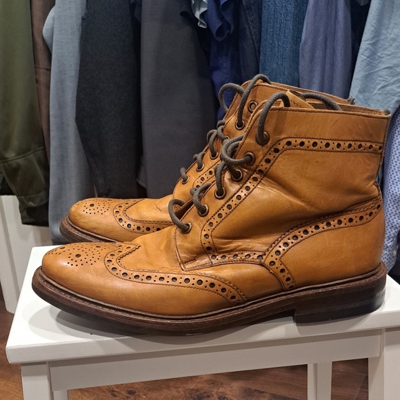 Loake 1880 Bedale brogue boots - Picture 4 of 10